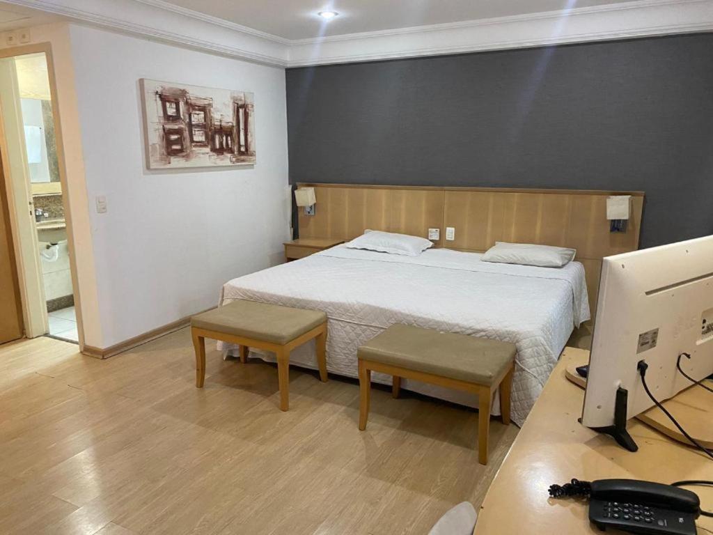 Apartamento Flat Espacoso Com Piscina Barra *